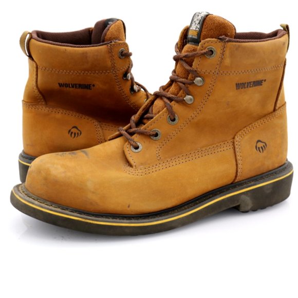 Wolverine Other - Wolverine Mens 6in Steel Toe Leather Boots